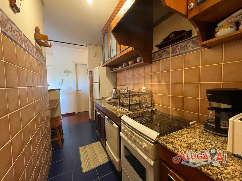 Apartamento no centro de Gramado 200 Metros da Rua coberta