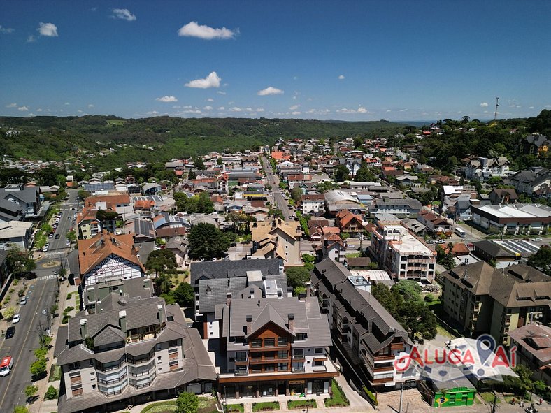 Apartamento no Centro Gramado 7 Pessoas - Volo 205